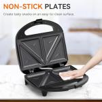 OSTBA 2-Slice Non-Stick Sandwich Maker
