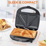 OSTBA 2-Slice Non-Stick Sandwich Maker