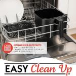 Gourmia 7 Qt Air Fryer with Digital Display