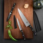 COKUMA 3-Piece Stainless Steel Knife Set