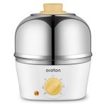Oroton Stainless Steel 9-Egg Cooker with Timer
