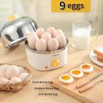 Oroton Stainless Steel 9-Egg Cooker with Timer
