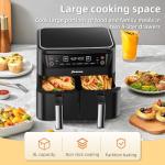 8.5QT Dual Zone 6-in-1 Air Fryer