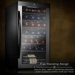 Nutrichef 28-Bottle Wine Fridge - Ultra Quiet Chiller