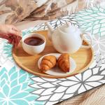 Findosom 2-Pack Dish Drying Mat Set with Splash Guard