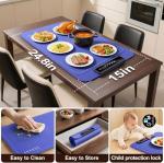 Fast Heating Silicone Food Warming Mat - Portable