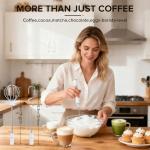 Handheld Milk Frother with USB-C Rechargeable Wand