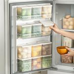 3-Pack Clear Refrigerator Organizer Bins with Lids