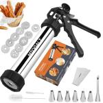 21-Piece Stainless Steel Churro Maker Kit