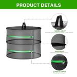 iPower 2-Layer Herb Drying Rack with Shear