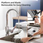 TERUISI 200W Electric Meat Slicer with Adjustable Blade