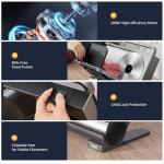 TERUISI 200W Electric Meat Slicer with Adjustable Blade