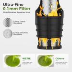 WETIE Cold Press Juicer with Adjustable Pressure