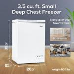 Igloo 3.5 Cu Ft Upright Deep Freezer