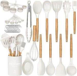 Umite Chef 33-Piece Silicone Kitchen Utensils Set