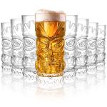 Hacaroa 8 Pack Clear Tiki Cocktail Cups