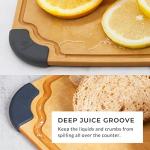 Elihome 4-in-1 Non-Slip Cutting Board Set