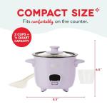 Dash Mini Rice Cooker & Steamer - Lavender
