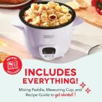 Dash Mini Rice Cooker & Steamer - Lavender