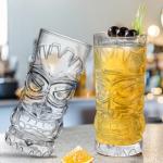 Hacaroa 8 Pack Clear Tiki Cocktail Cups