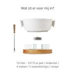 Boska Twinkle Cheese Fondue Pot for 4 People