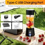 Portable Cordless Smoothie Blender - Rechargeable 13Oz Cup