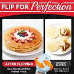 Flip Pancake Maker with Nonstick Ceramic Coating