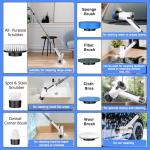Cordless Electric Spin Scrubber with Remote Control