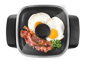 Elite Gourmet Non-Stick Electric Skillet, 8" x 8