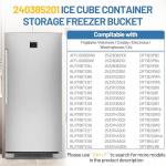 Ice Cube Storage Bin for Frigidaire and Kenmore
