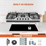 30 Inch Gas Cooktop with 5 Efficient Burners