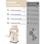 5-in-1 Manual Cheese Grater and Vegetable Slicer