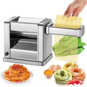 Electric Pasta Maker with Adjustable Thickness Settings