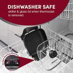 Elite Gourmet Non-Stick Electric Skillet, 8" x 8