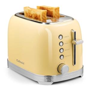 Culinaid Retro 2-Slice Toaster in Yellow