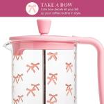 Paris Hilton Pink French Press and Milk Frother Set