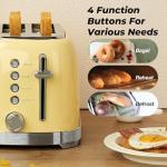 Culinaid Retro 2-Slice Toaster in Yellow