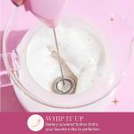 Paris Hilton Pink French Press and Milk Frother Set