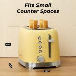 Culinaid Retro 2-Slice Toaster in Yellow