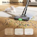 Trucozie Lightweight Cordless Vacuum Cleaner with 50 Min Runtime