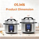 OLIXIS 8.45 Quart Multi-Function Electric Pressure Cooker