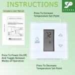 RV Single Zone Digital Thermostat for Air Conditioners