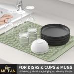 Silicone Dish Drying Mat - Desert Sage 12"x8