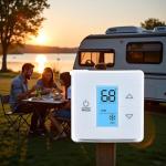 RV Single Zone Digital Thermostat for Air Conditioners