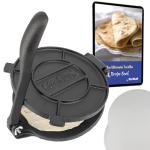 8-Inch Cast Iron Tortilla Press with Oil Paper