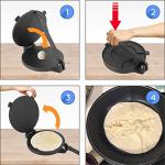 8-Inch Cast Iron Tortilla Press with Oil Paper