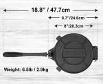8-Inch Cast Iron Tortilla Press with Oil Paper