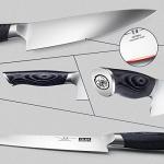 SHAN ZU Japanese Steel Knife Set with Block