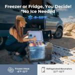 BougeRV 30 Quart Portable 12V Car Refrigerator