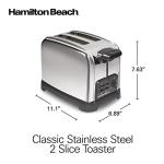 Hamilton Beach Retro 2-Slice Wide Slot Toaster